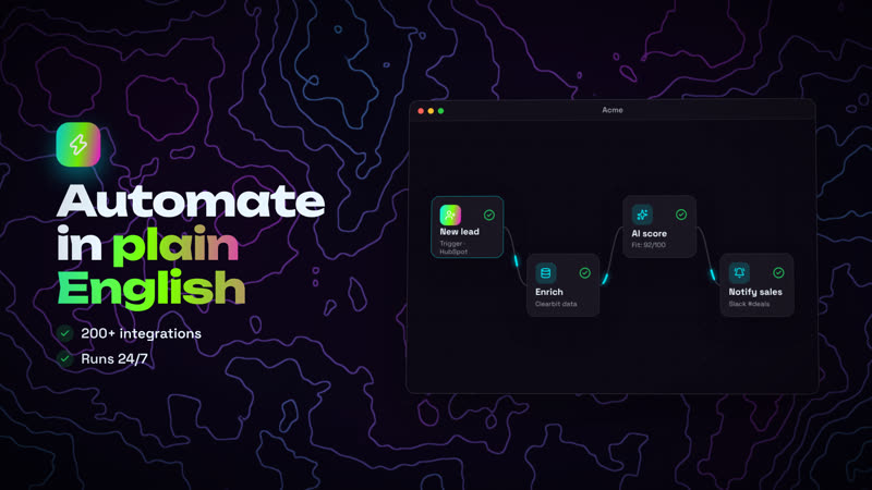 Cyber style preview: motion-design frame rendered by Claude Video