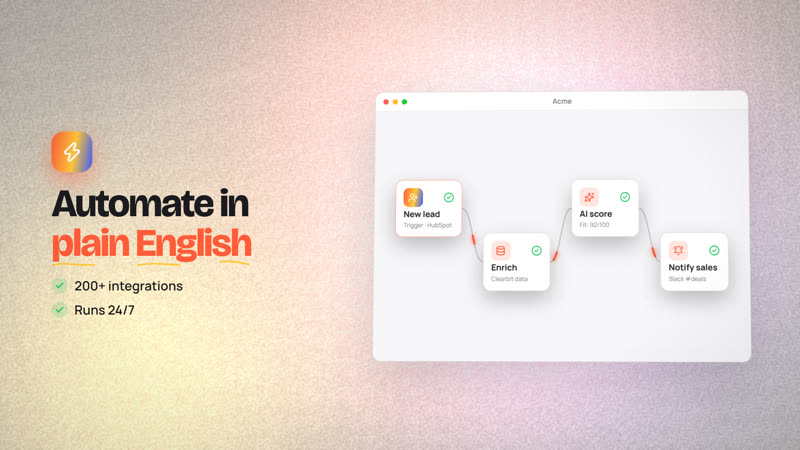Playful style preview: motion-design frame rendered by Claude Video